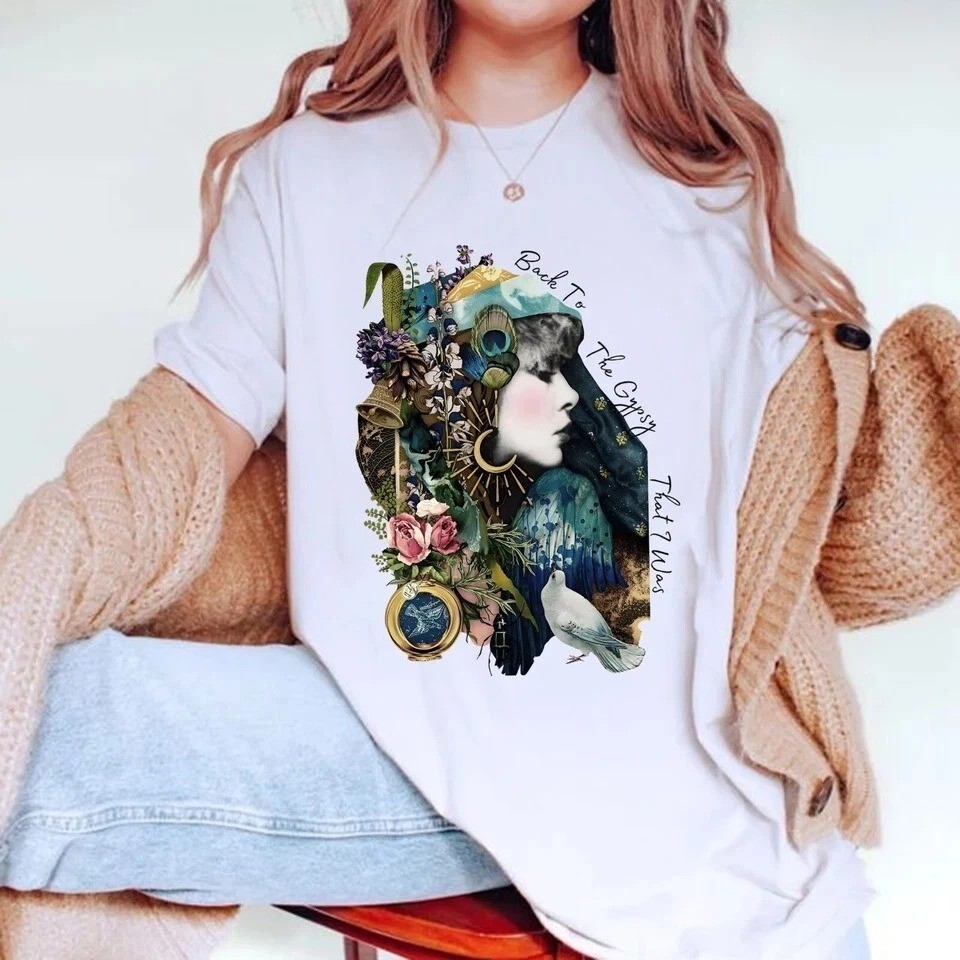 Stevie Nicks Shirt Gypsy Tee Bella Canvas T shirt Gift For Her Stevie Nicks Fan