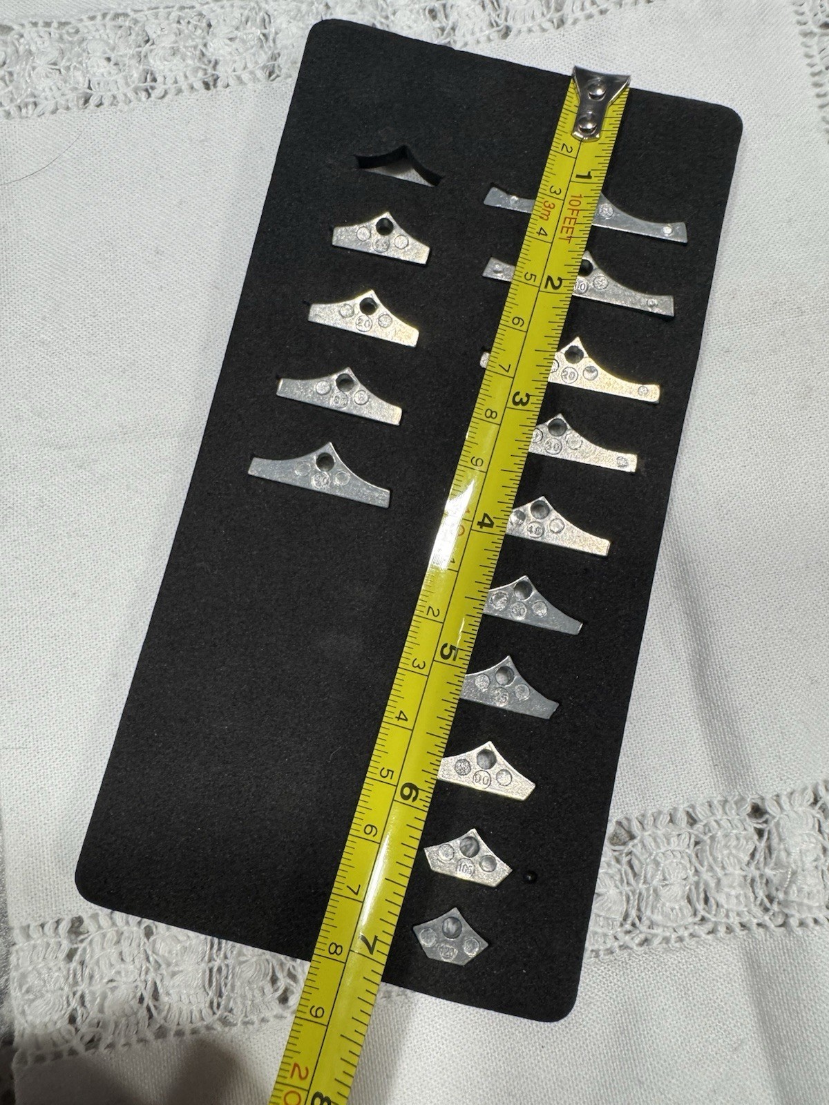 14 Piece Silver Metal Men’s Classic Collar Stays Variety Set Assorted Sizes