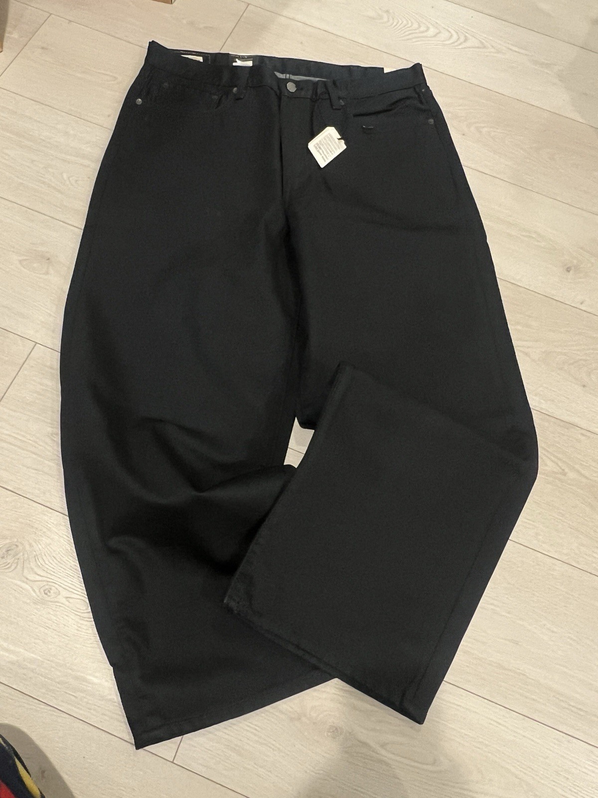 Levi’s 578 Baggy Denim Big E Red Tab Jeans Men’s Size 38 X 32 Black