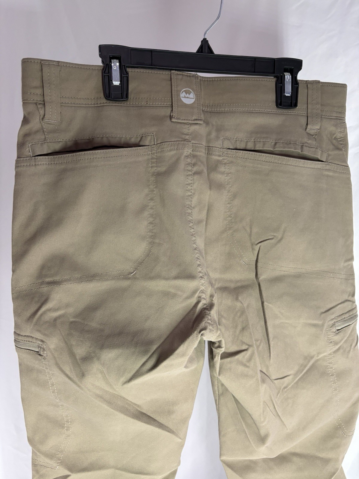 Wrangles Men’s Light Brown ATG Cargo Pants 32×32 Pockets