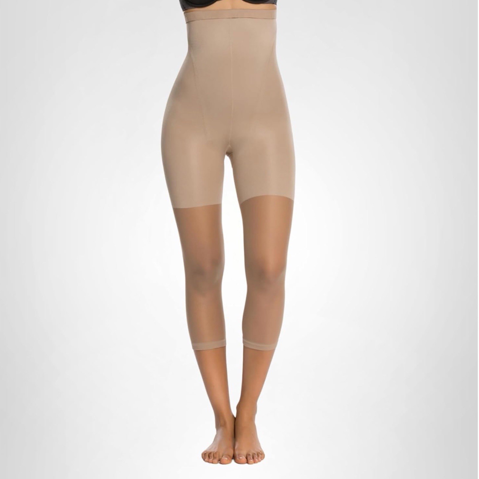 SPANX High Waisted Footless Pantyhose #912 Nude Size G Body Shaper New Open Box