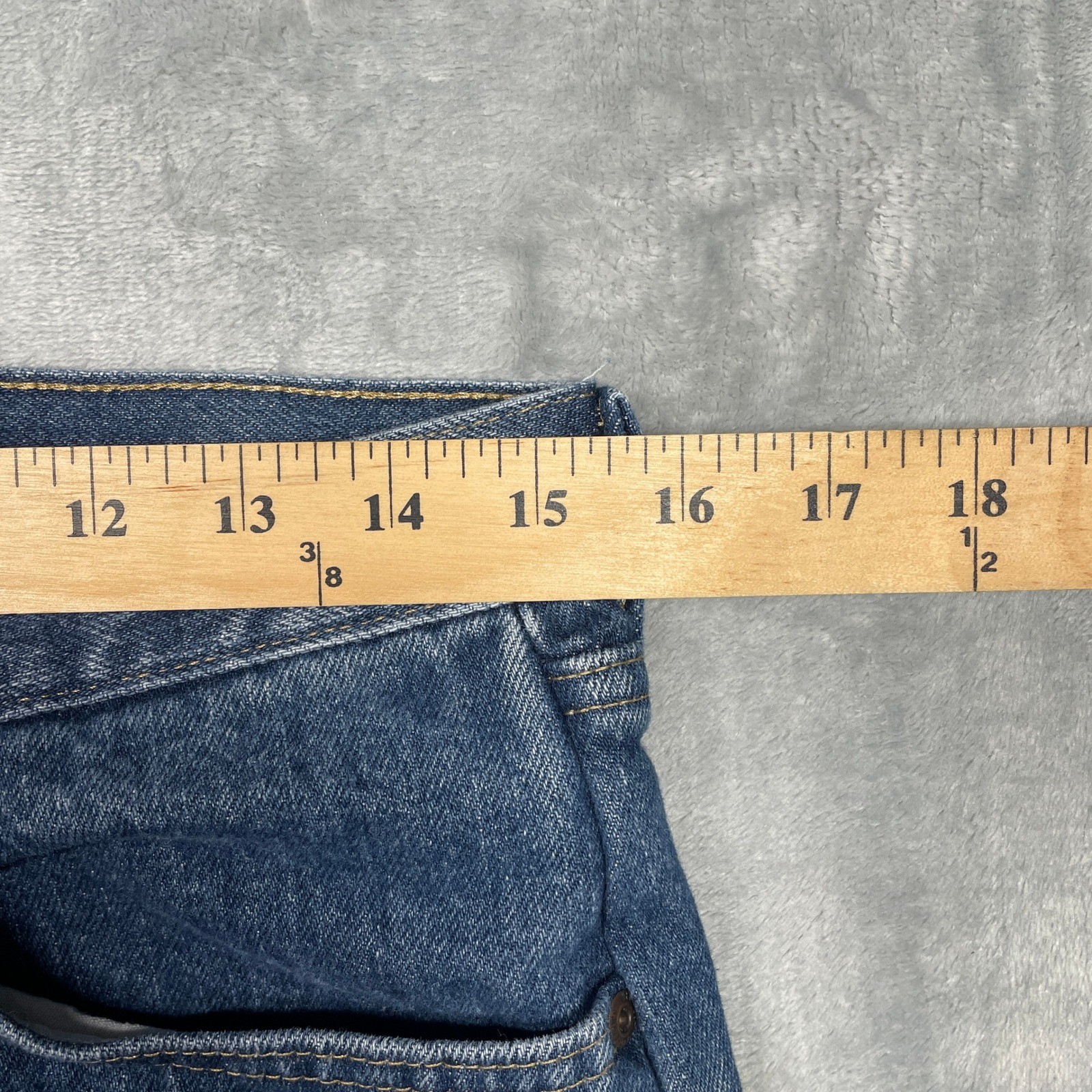 Wrangler Authentics Jeans Mens 31×30 Blue Relaxed Straight Leg Denim