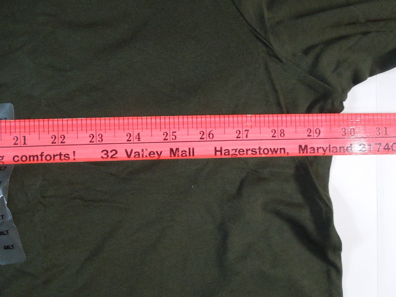 New Polo Ralph Lauren Mens Dark Green 4XLT Cotton Long Sleeve Shirt,Crew Neck