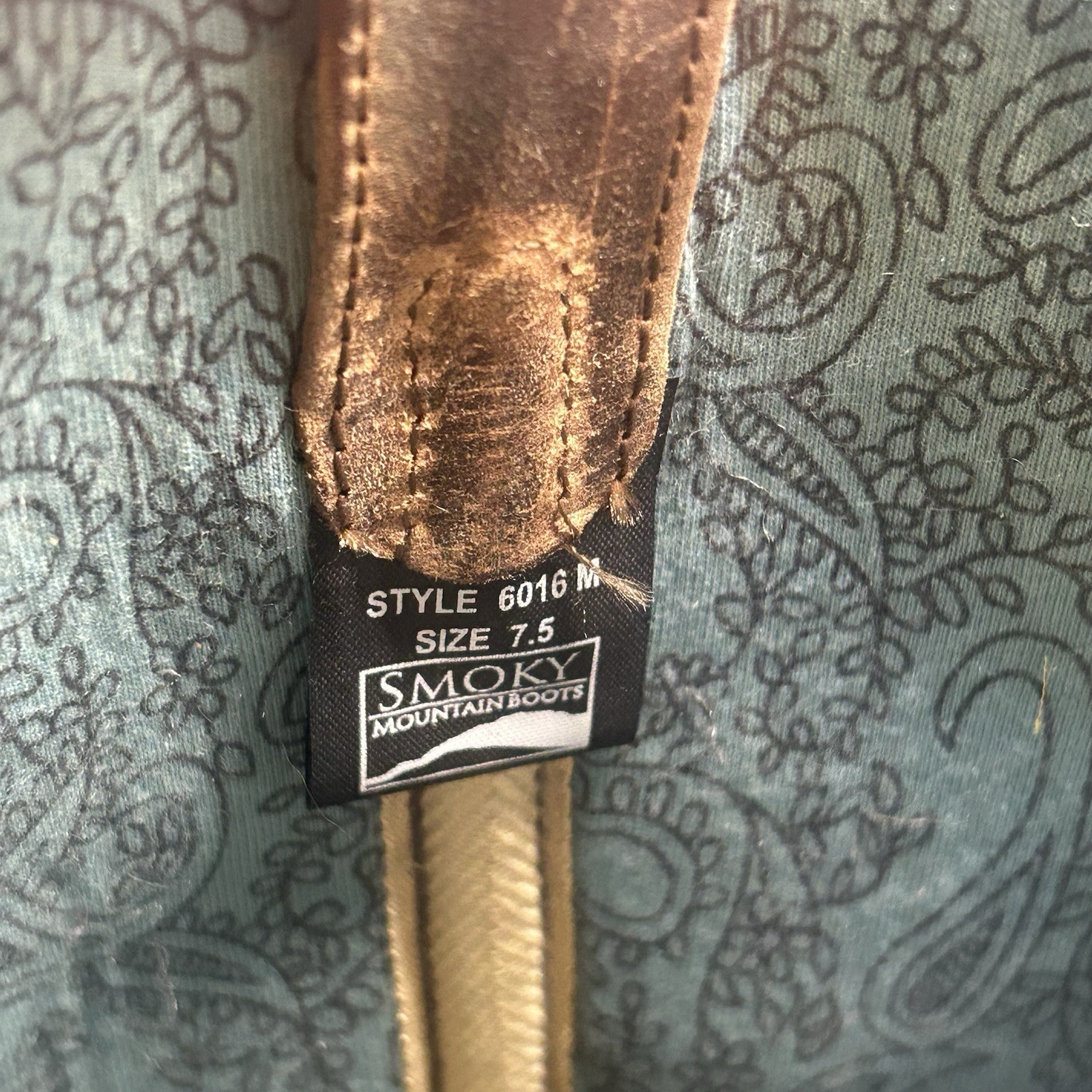 Leather Smoky Mountain Horse Crossbody Purse Style 6016M Size 7.5