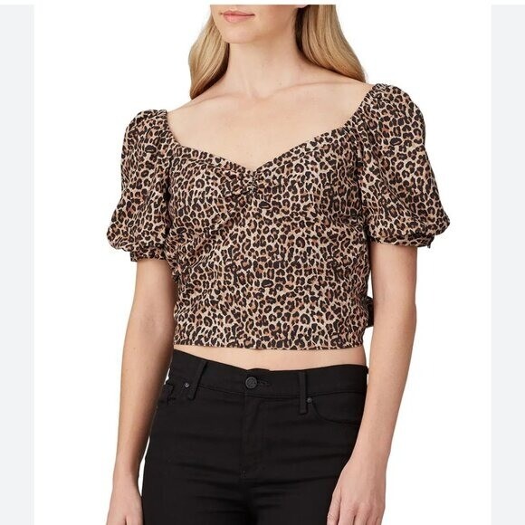 Marissa Web Animal Leopard Print Diane Canvas Print Top Tie Back Date Night