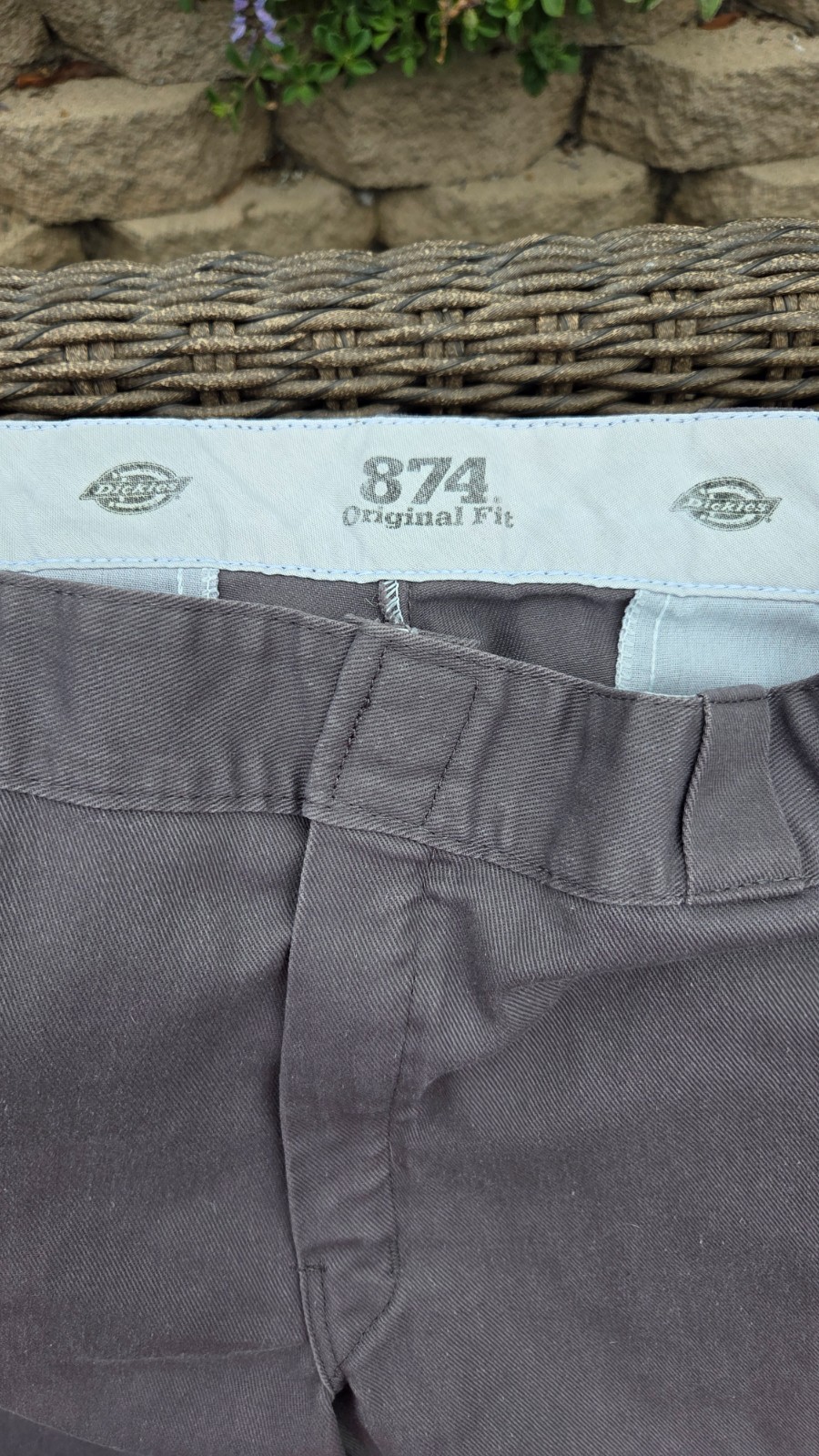 Men’s DICKIES Original Fit 874 Work Pants Grey 36X30