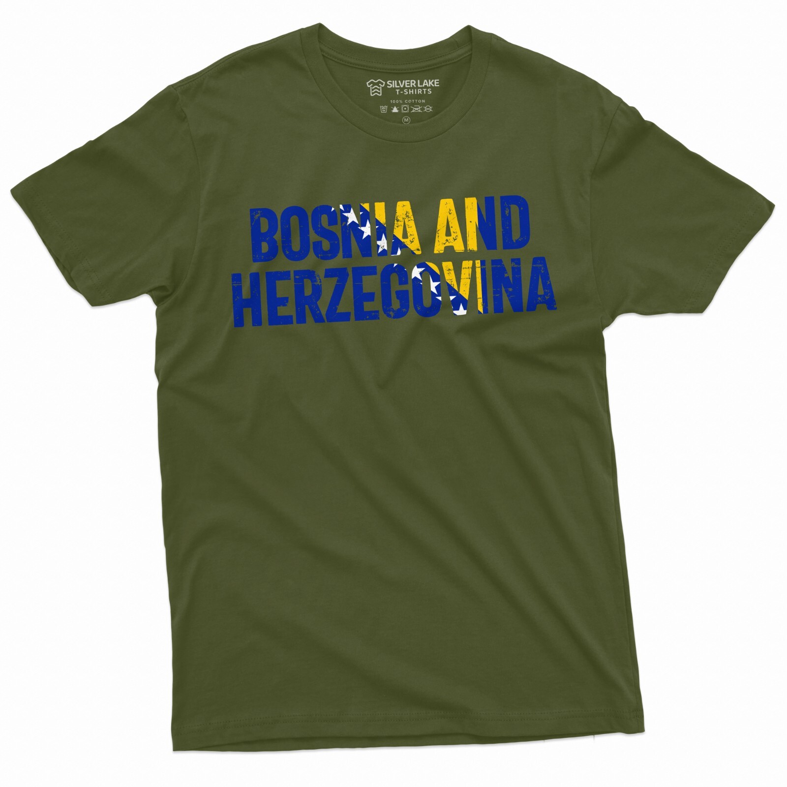 Bosnia and Herzegovina T-shirt zastava Bosne i Hercegovine Mens Womens T shirt