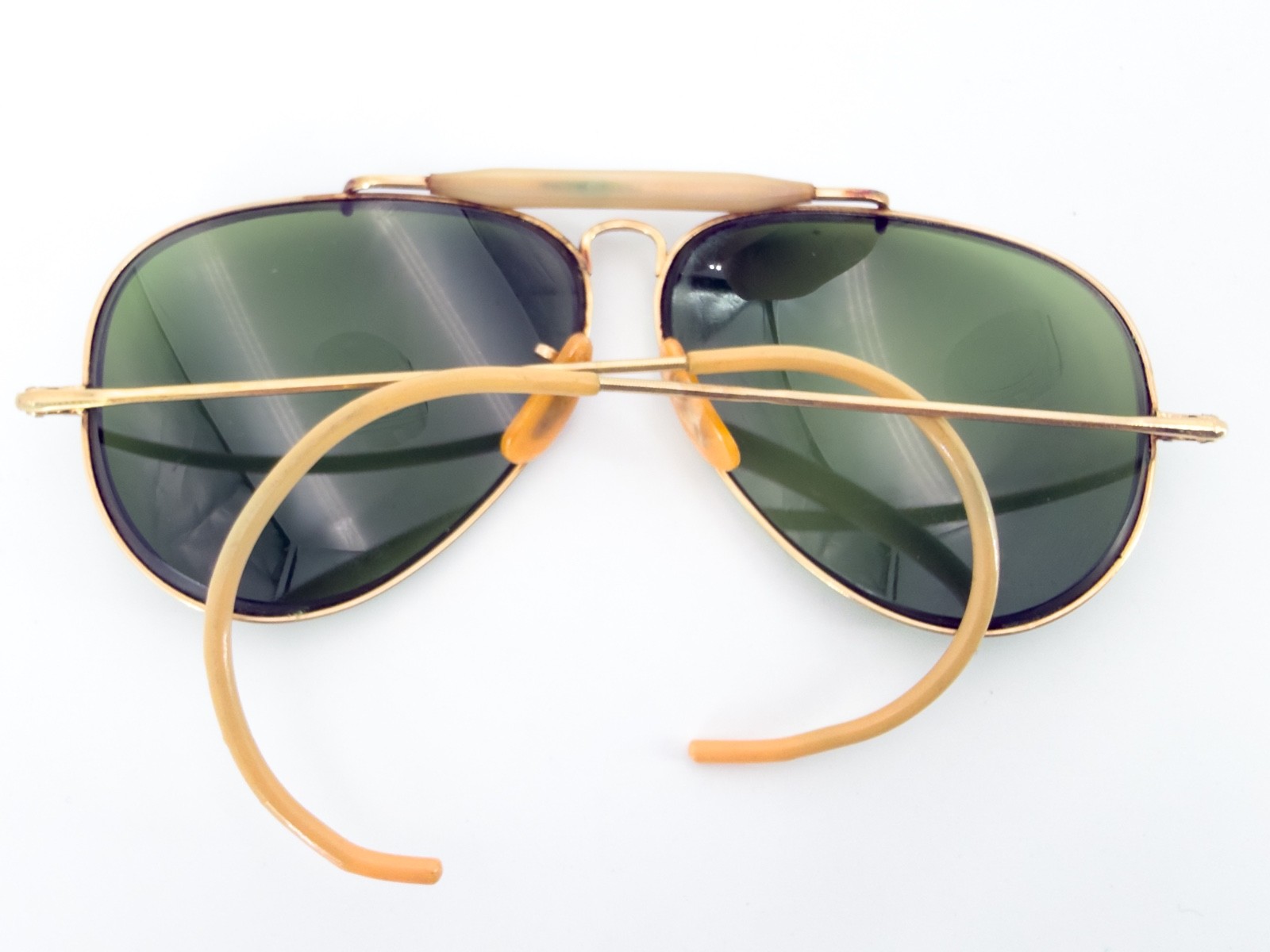 Ray Ban Bausch & Lomb B&L Sunglasses FRAMES 1/10 12k GF 58mm Outdoorsman M656