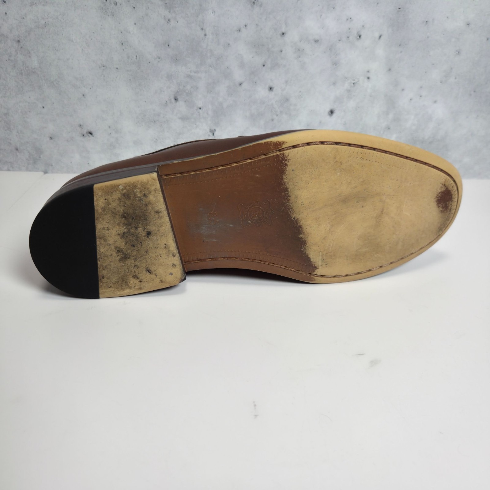 Banana Republic Brown Leather Loafers Mens 8.5M Advanced Comfort Technology