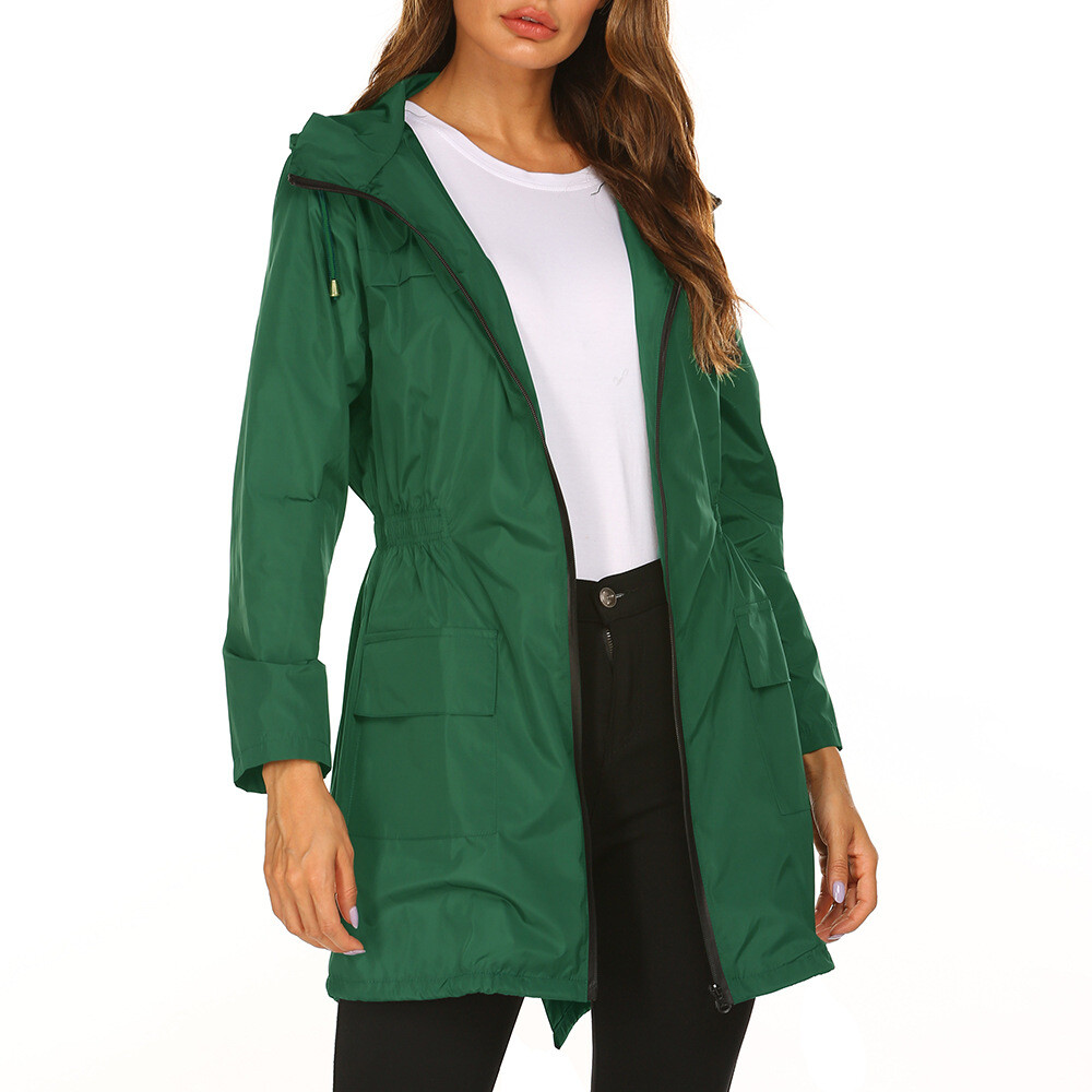 Waterproof Light Raincoat Hooded Windbreaker Mountaineering Jacket Women’S Jacke
