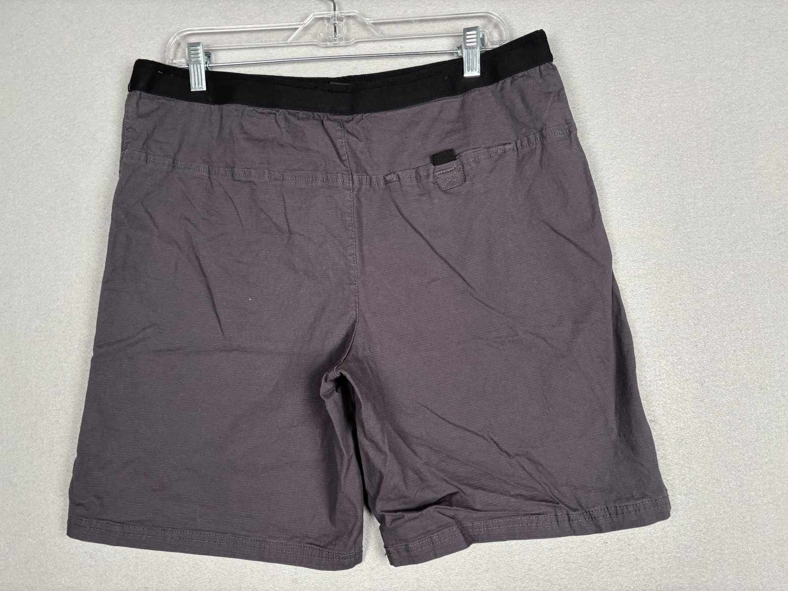 LEG3ND Discovery Shorts Mens Large Gray Ripstop Drawstring Casual Elastic Waist