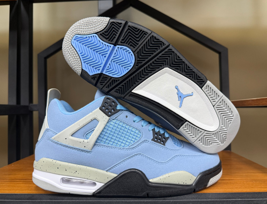 Jordan 4 Retro University Blue Men’s US Size 7-12
