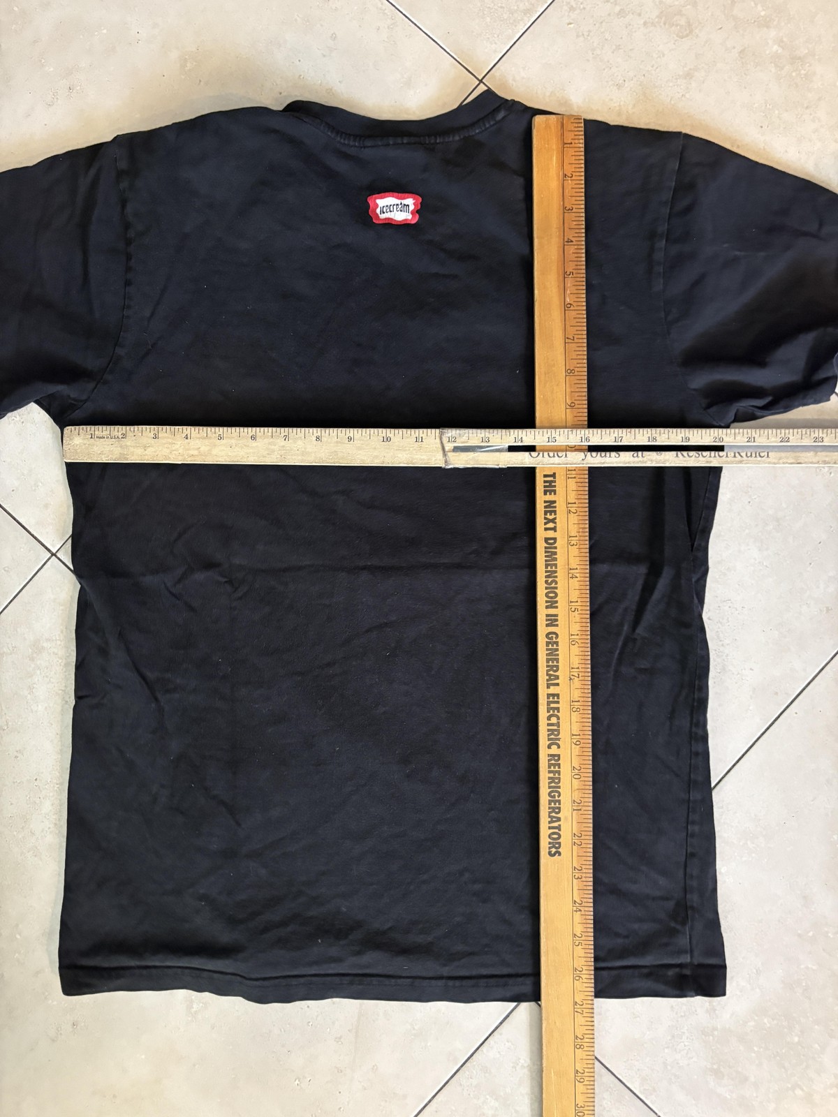 Icecream Shirt Mens Medium Black Graphic Cone Cherry Head Tee Skate Streetwear