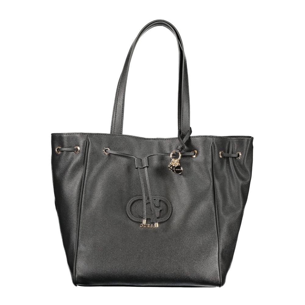 Guess Jeans Nero Poliuretano Women Handbag 100% Authentic – GU-42370