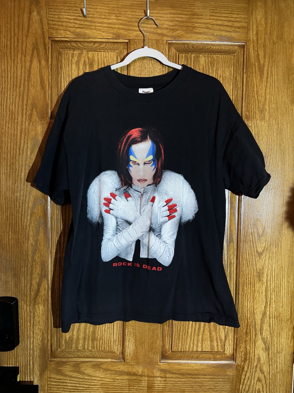 Vintage Marilyn Manson Omega & The Mechanical Animals Rock Is Dead T Shirt L