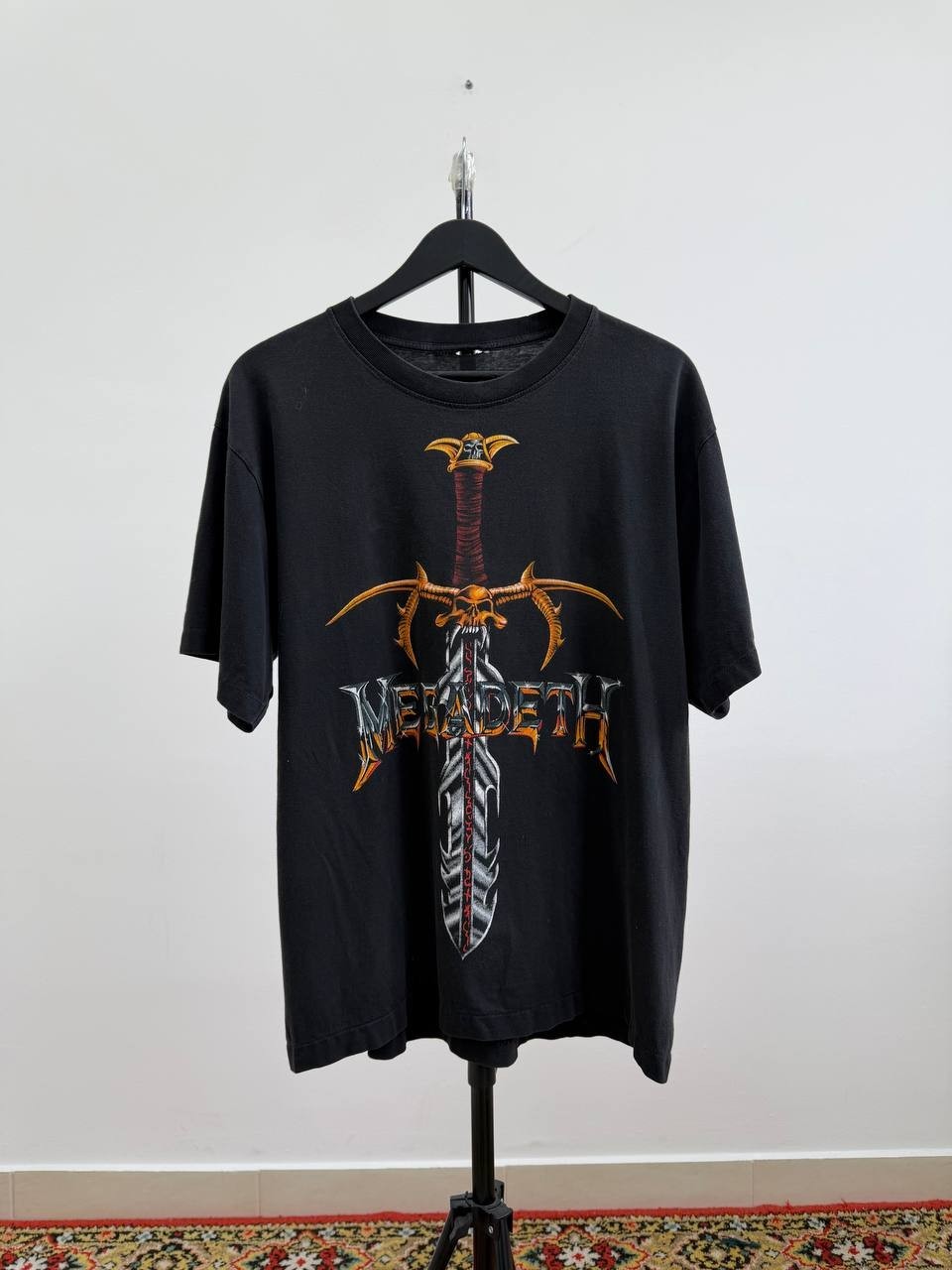 Vintage 90s MEGADETH 1997 mega tess band t-shirt traviss scott Style