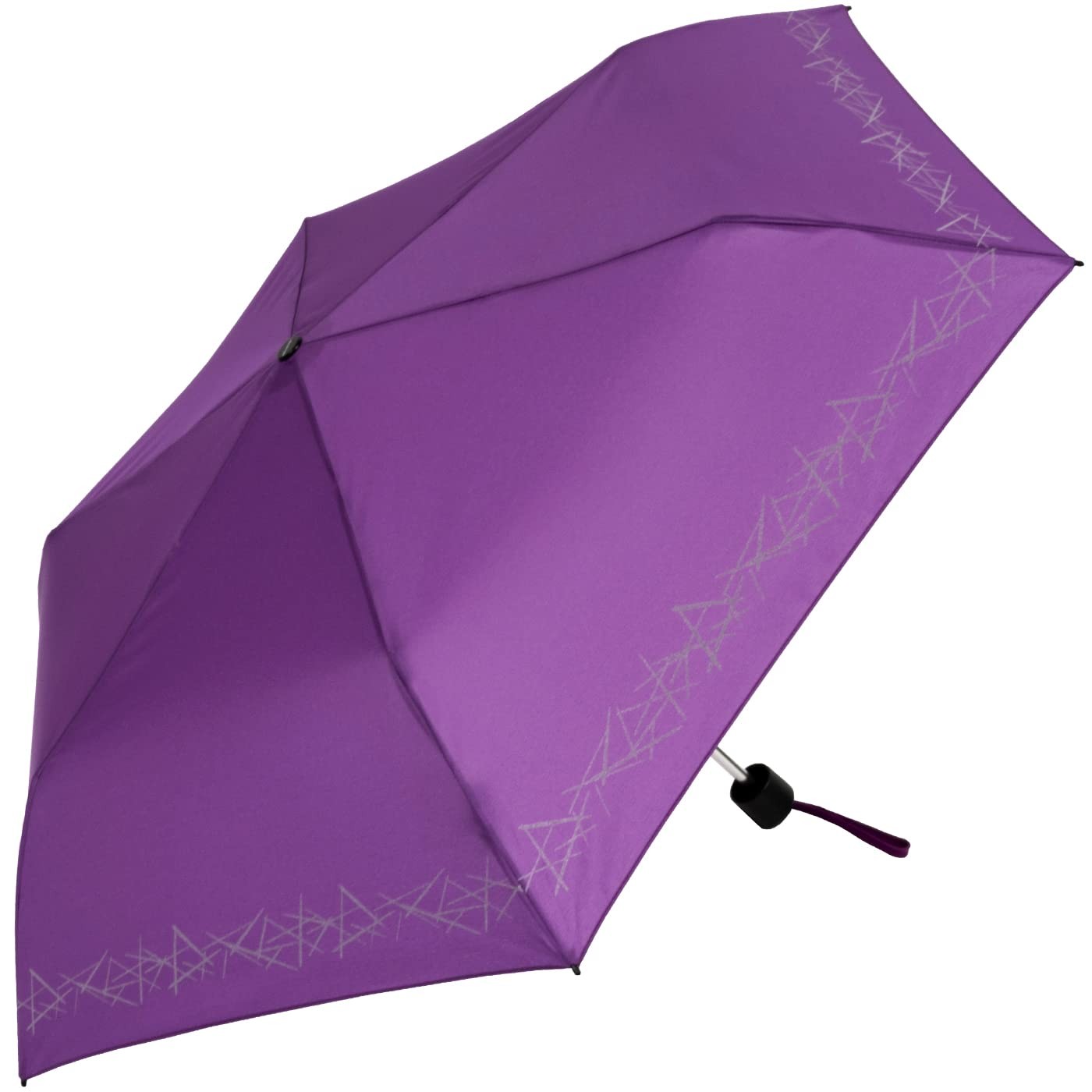 4Kids children’s pocket umbrella reflective with reflective trim purple