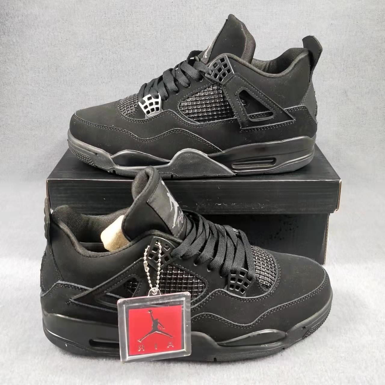Jordan 4 Retro “Black Cat” Men’s Basketball Shoes Mid Top Us Size 7-12