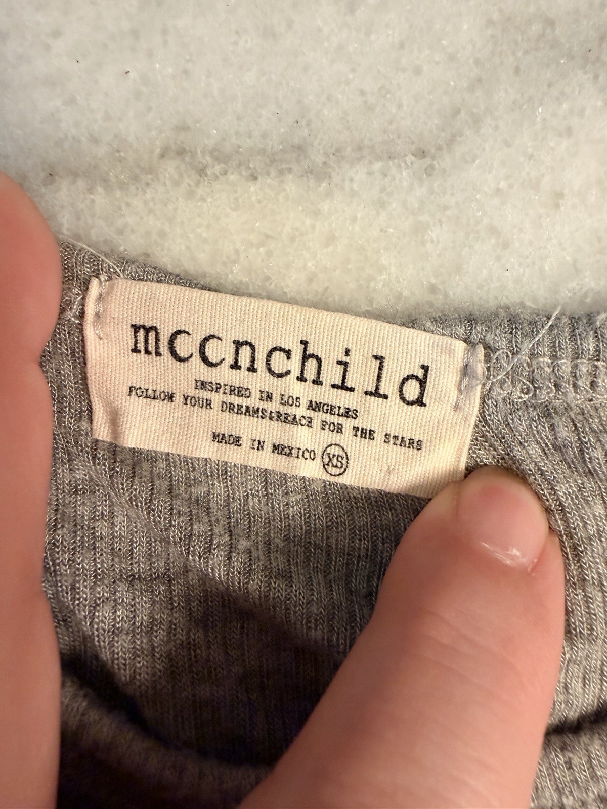 Moonchild brand heather grey short-sleeve graphic t-shirt Size XS