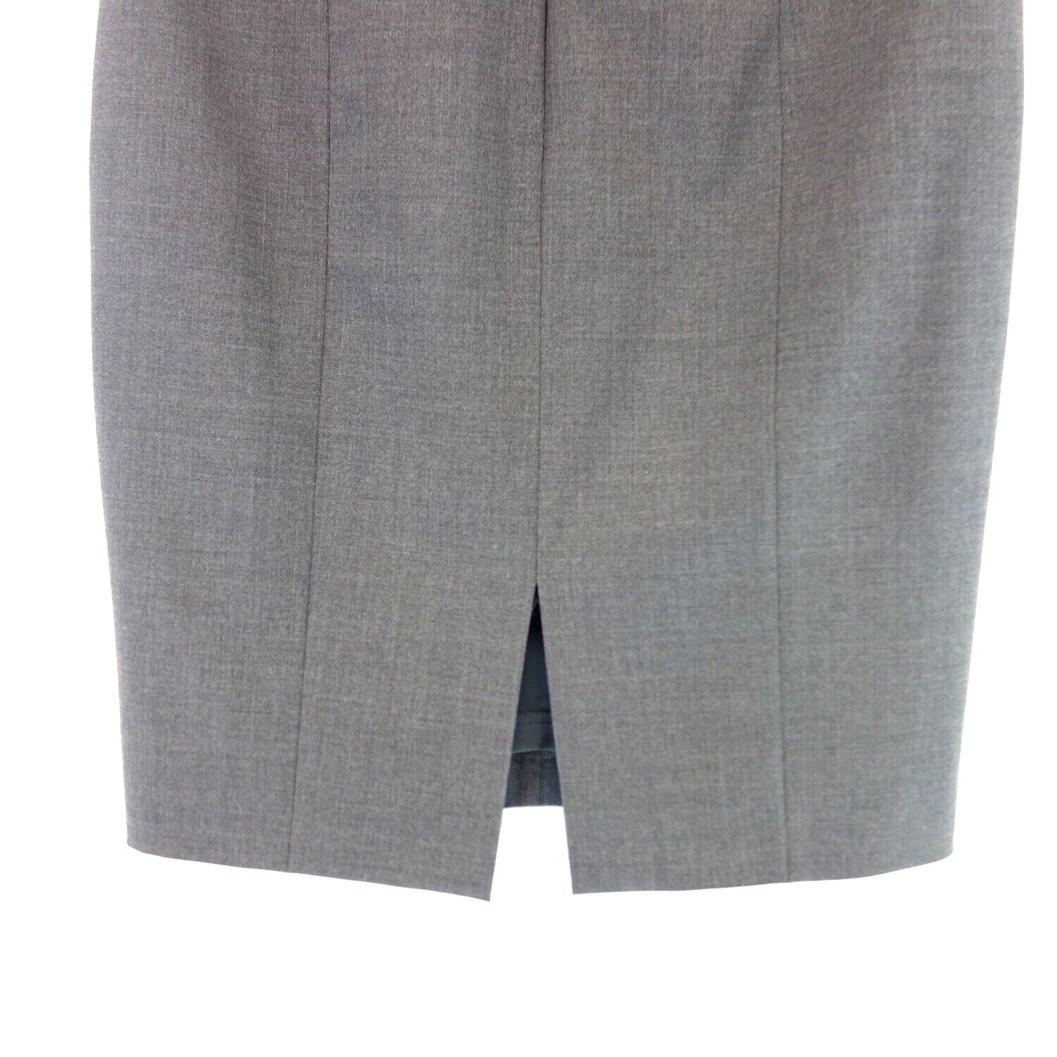Marc Aurel Skirt Gray 44 2XL Womens Elegant Business Knee Length Wool New