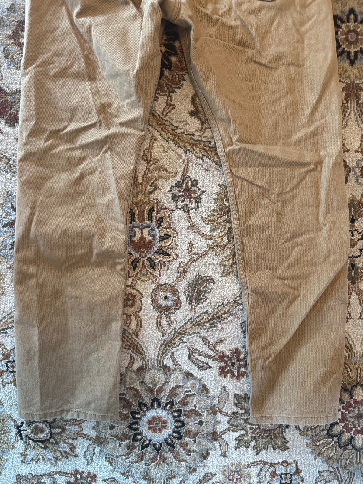Levis 513 Slim Straight Denim Jeans Mens 33×30 Beige