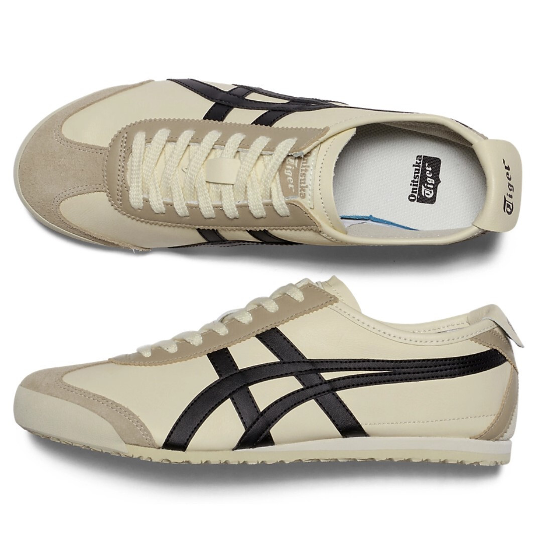 Authentic Onitsuka Tiger MEXICO 66 1183C102 752 IVORY BLACK