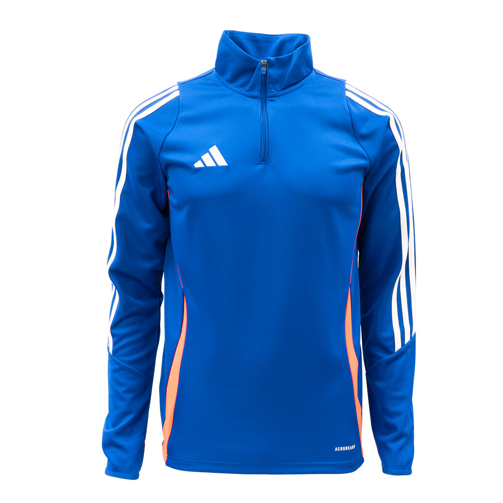 adidas Tiro 24 Training Top Men’s Soccer Sports Football Top Blue AsiaFit JE1993