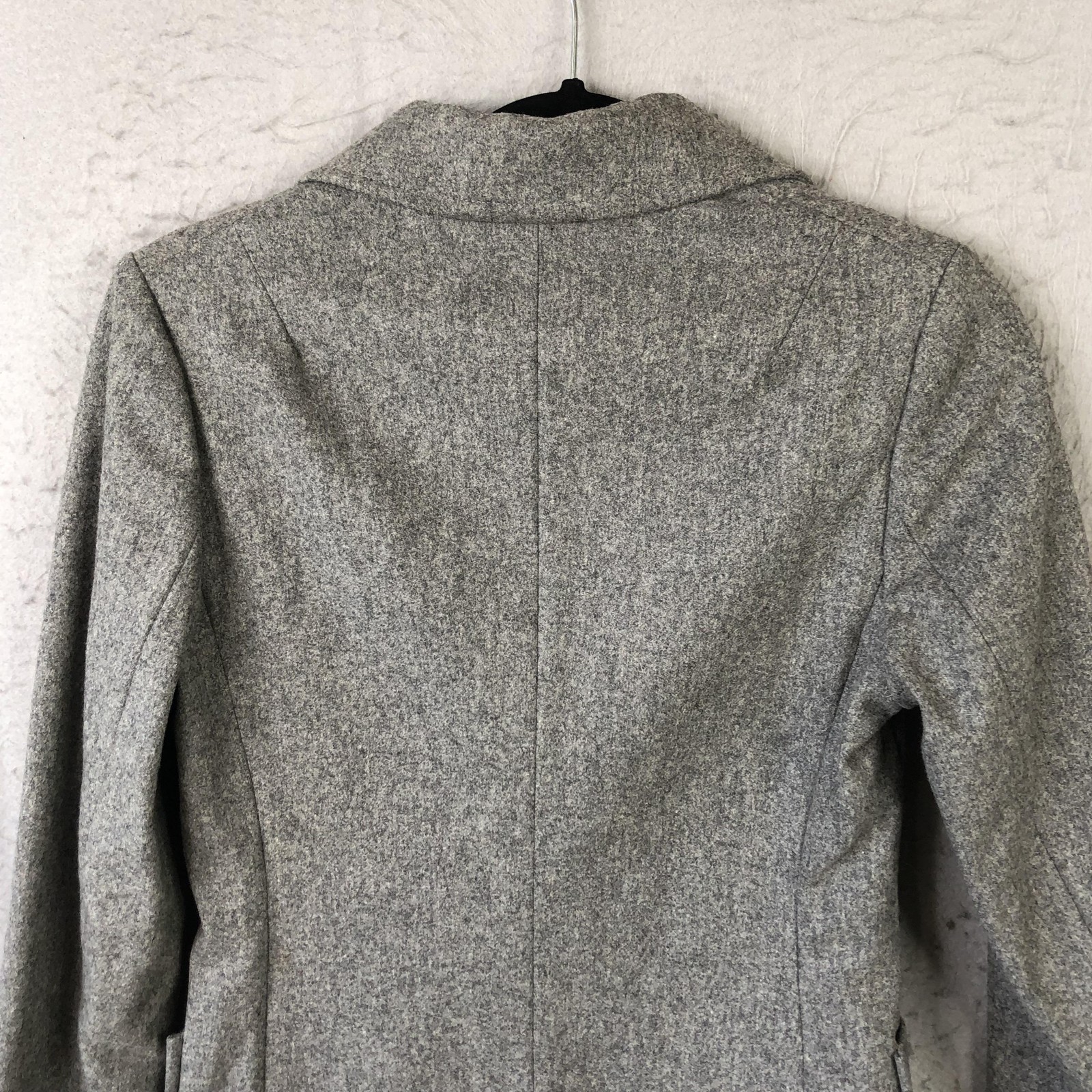 SA Blazer Womens 6 Gray Wool Nylon Old Money Vintage Japan Career Professional