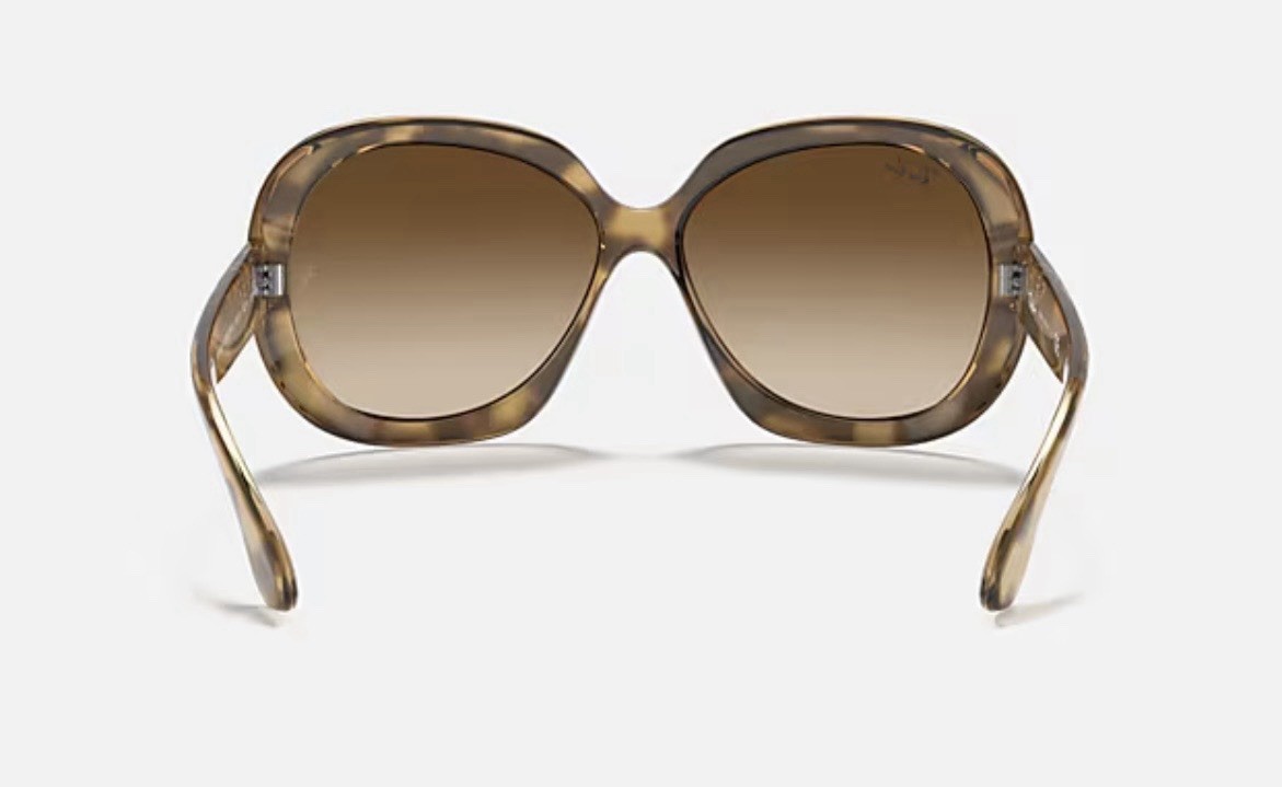 RAY-BAN JACKIE OHH II BUTTERFLY SUNGLASSES HAVANA BROWN GRADIENT RB4098 642/13