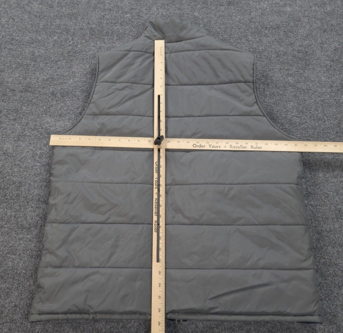 Ariat Men’s Reversible Puffer Vest Full Zip Stand-Up Collar Insulated XL Regular