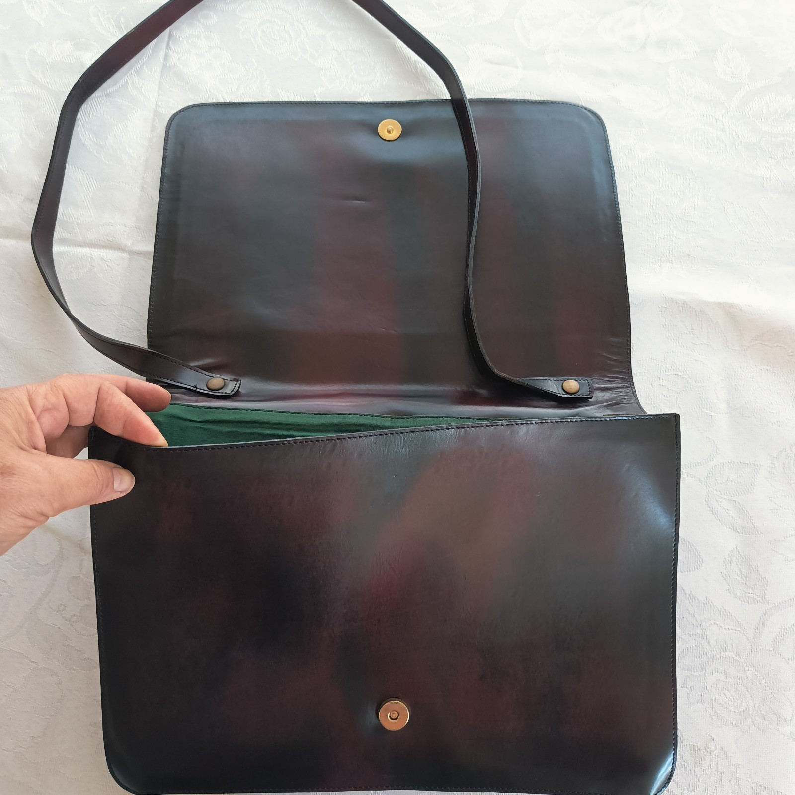 Alberto Ventura Made In Italy Genuine Leather Shoulder Bag