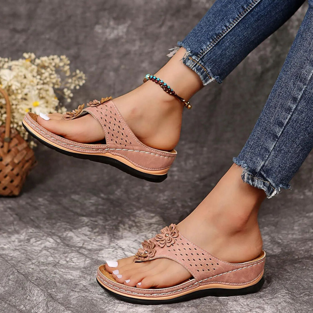 Women Flip Flops Thong Sandals Arch Support Cushion Summer Slippers Shoes USA