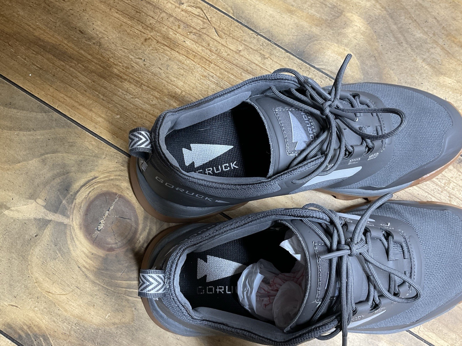 GORUCK Mackall Rucking Shoe in Black and Forged Iron Size M7.5 W9.5