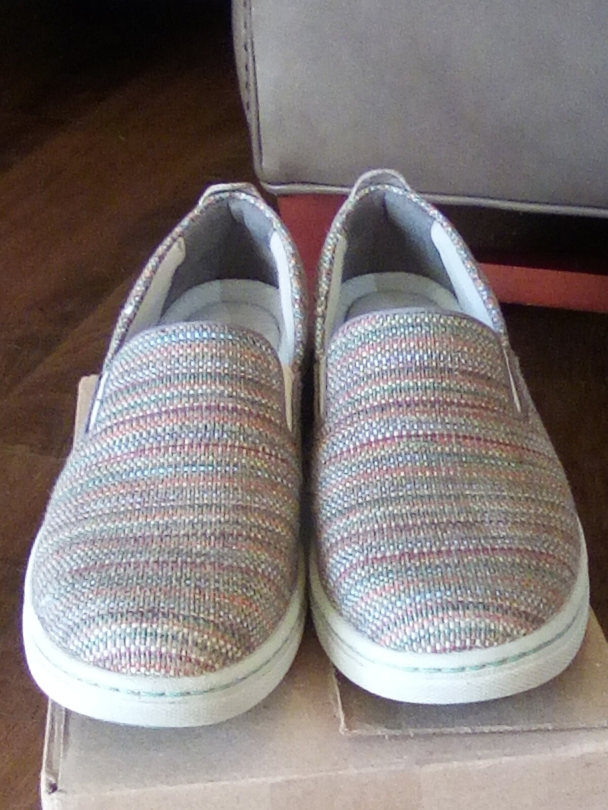 DANSKO 40 Dansko Jute Rainbow Artisan Weave boat shoe