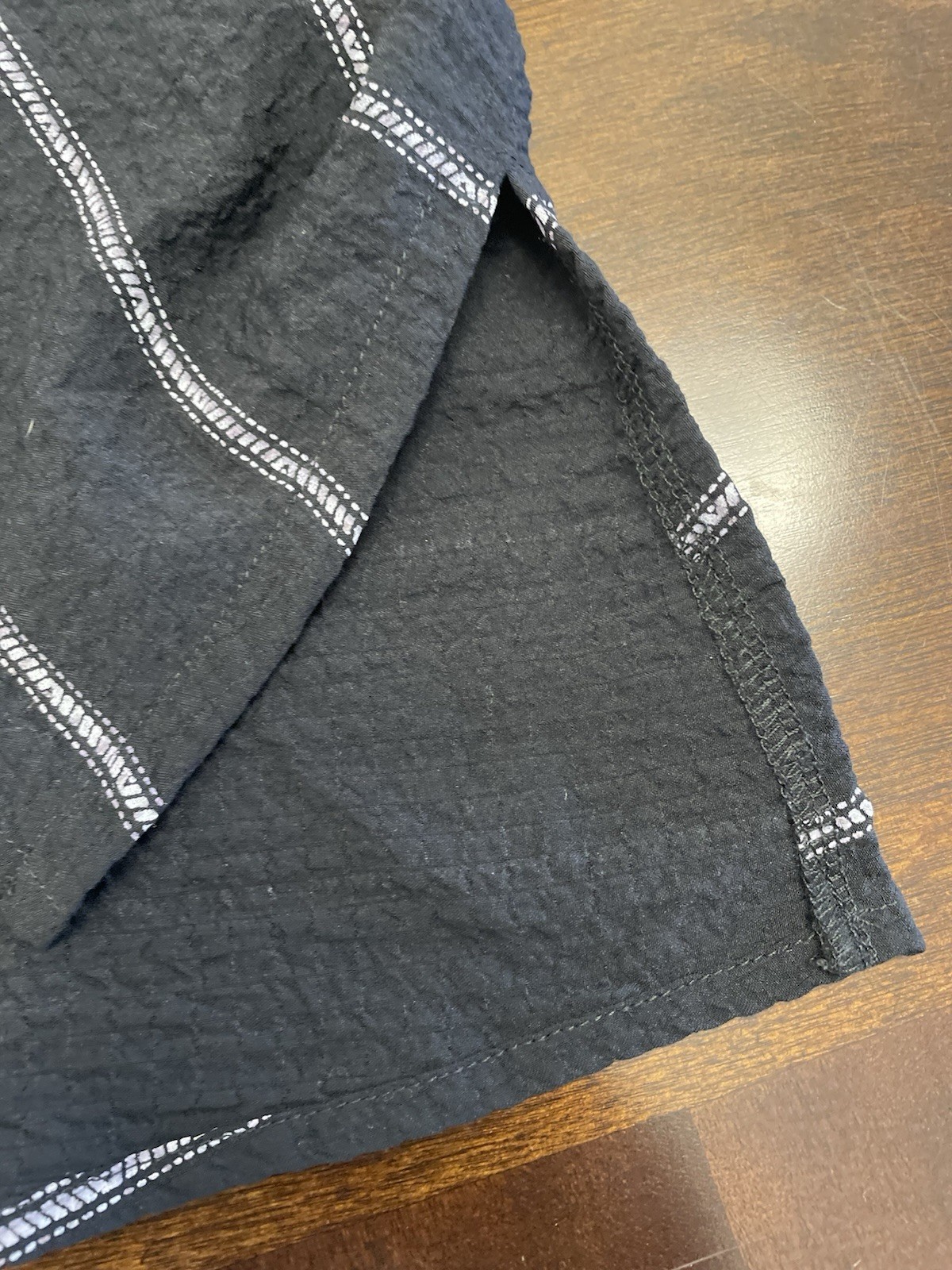 MOONLIGHT Y & S Fashion Size XXL Artsy Black/White Tunic Top Back Button Accent