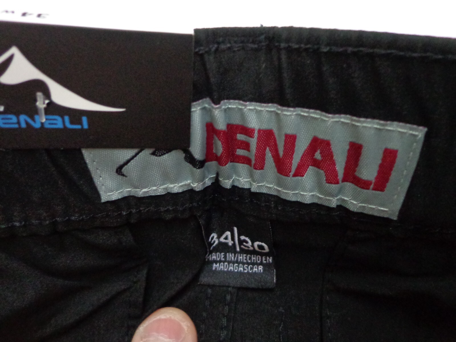 DENALI Black Technical Stretch Pants Flex Waist 34/30 NEW MSRP $54