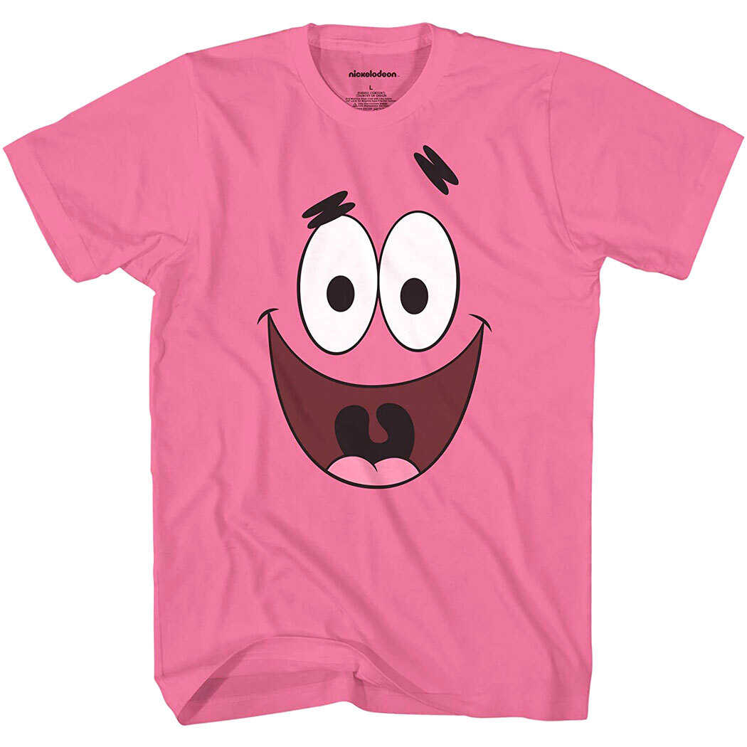 Official Spongebob Squarepants Patrick Star Face T-Shirt