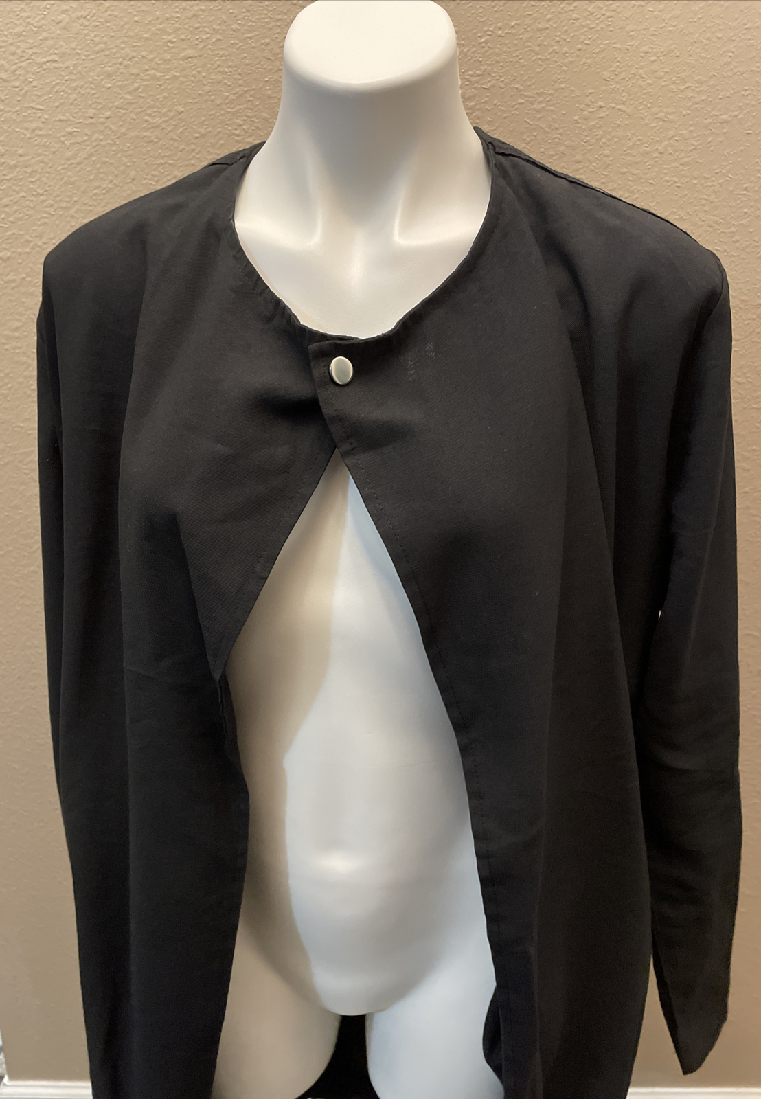 NWT ReVamped Open Jacket Shrug Tie Belt and Drawstring Bottom. Slash Pockets XS