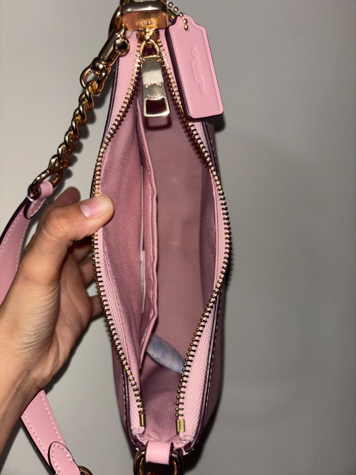 Authentic powder pink coach teri Cal51