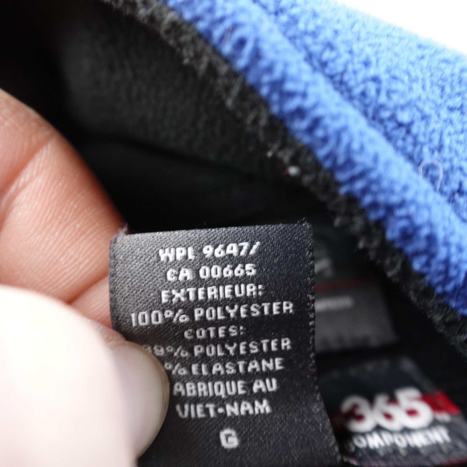 Eddie Bauer Jacket Mens L Blue Windcutter Fleece 365 Full Zip Coat Outdoor Hike
