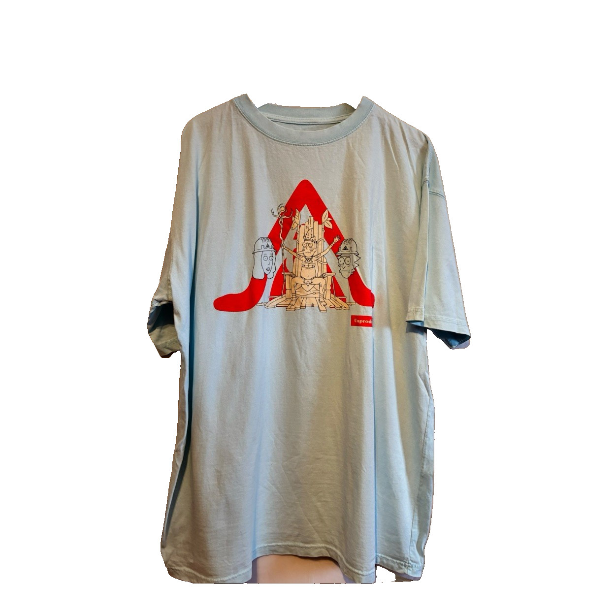 Rick and Morty Loot Crate Exclusive T-Shirt Men’s 2XL Blue Unproductive Tee .