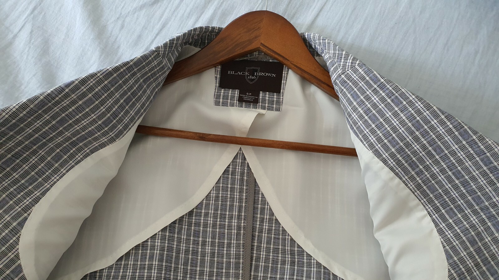 Black Brown 1826 Bright Navy Stripe Mens Linen Jacket Coat Size S MSRP 229 NYC