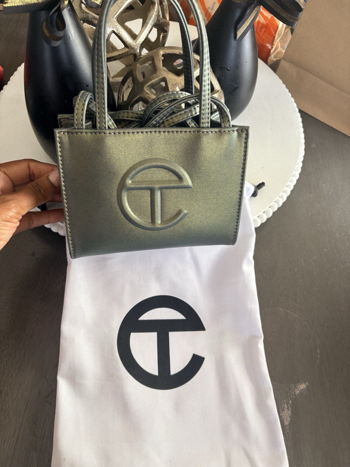 Authentic TELFAR (Small) Acid Shopping Bag Vegan Leather
