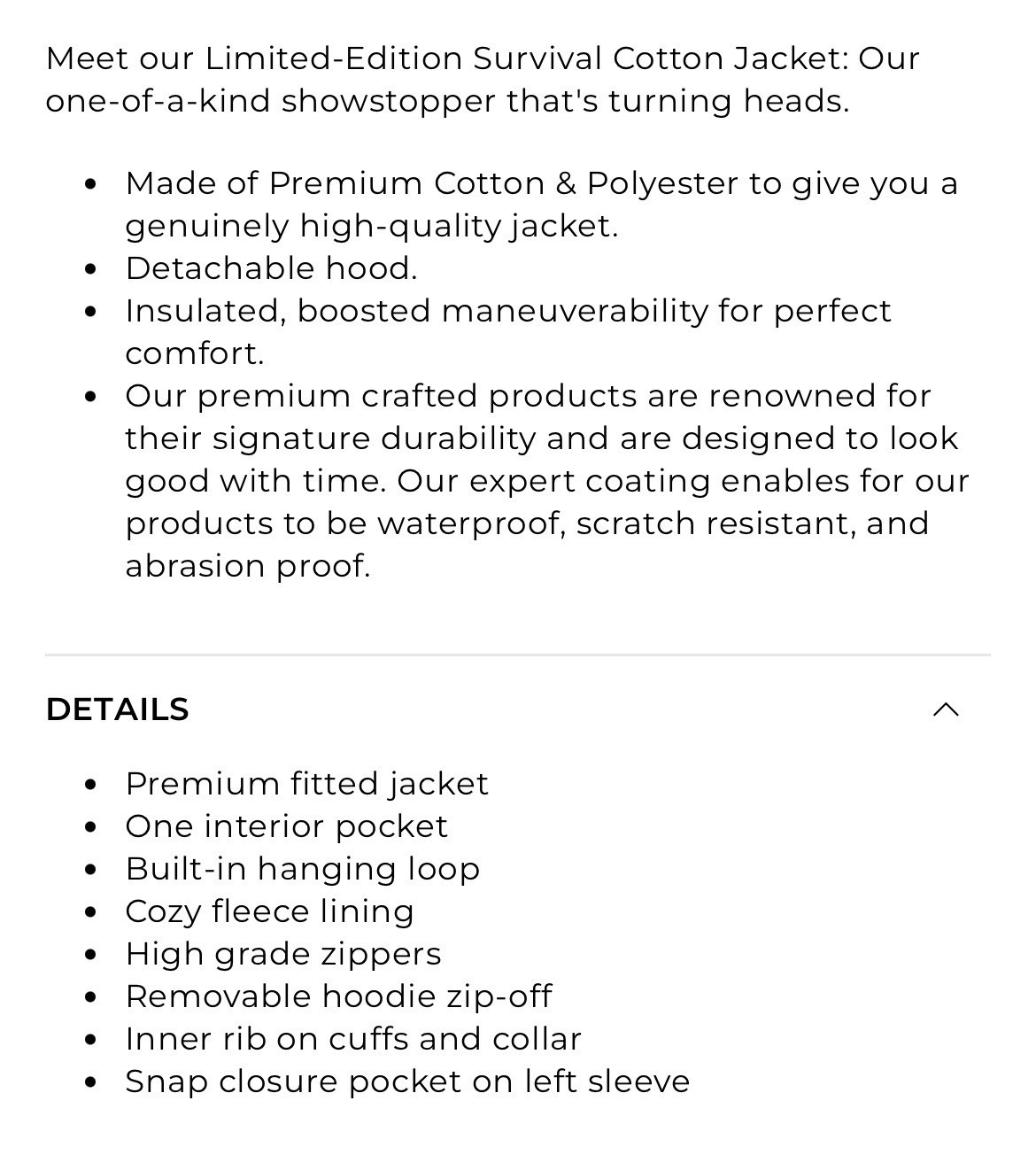 Mens Winter Cotton Jacket Fleece Lined Thick Work Coats Warm Cargo Hooded Jacket