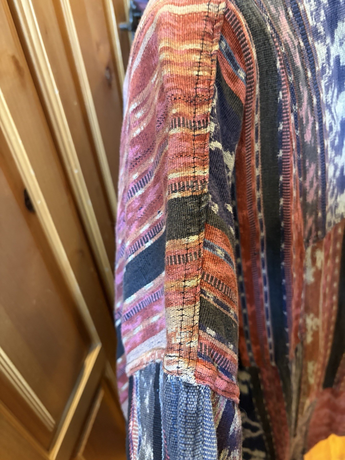 Art to Wear Vintage Ikat Kimono Patchwork Wild Woman Wild Thing Hand Made