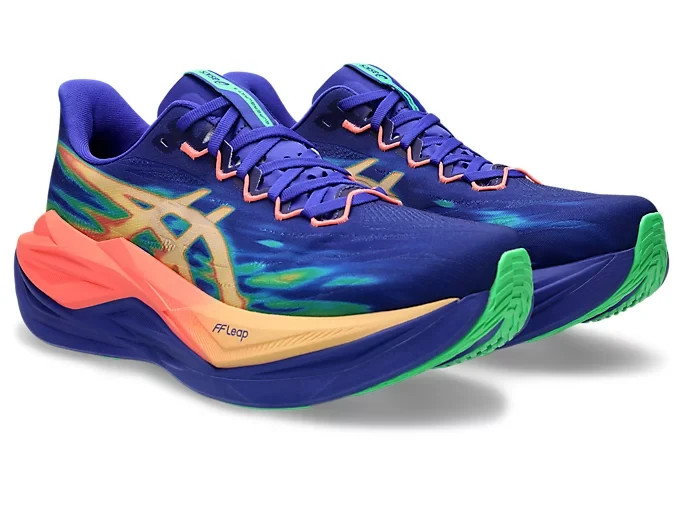 ASICS SUPERBLAST 3 1013A177 400 Cobalt Burst Light Orange Running Shoes