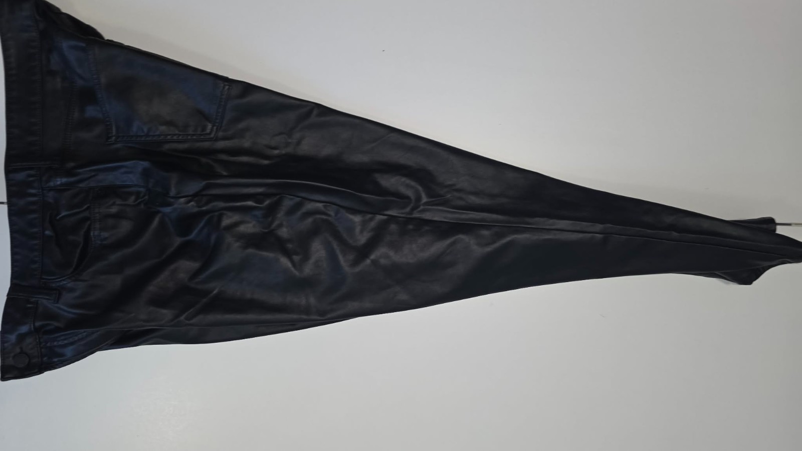 GAP Denim – Black High Rise Vegan Leather Vintage Slim Pants