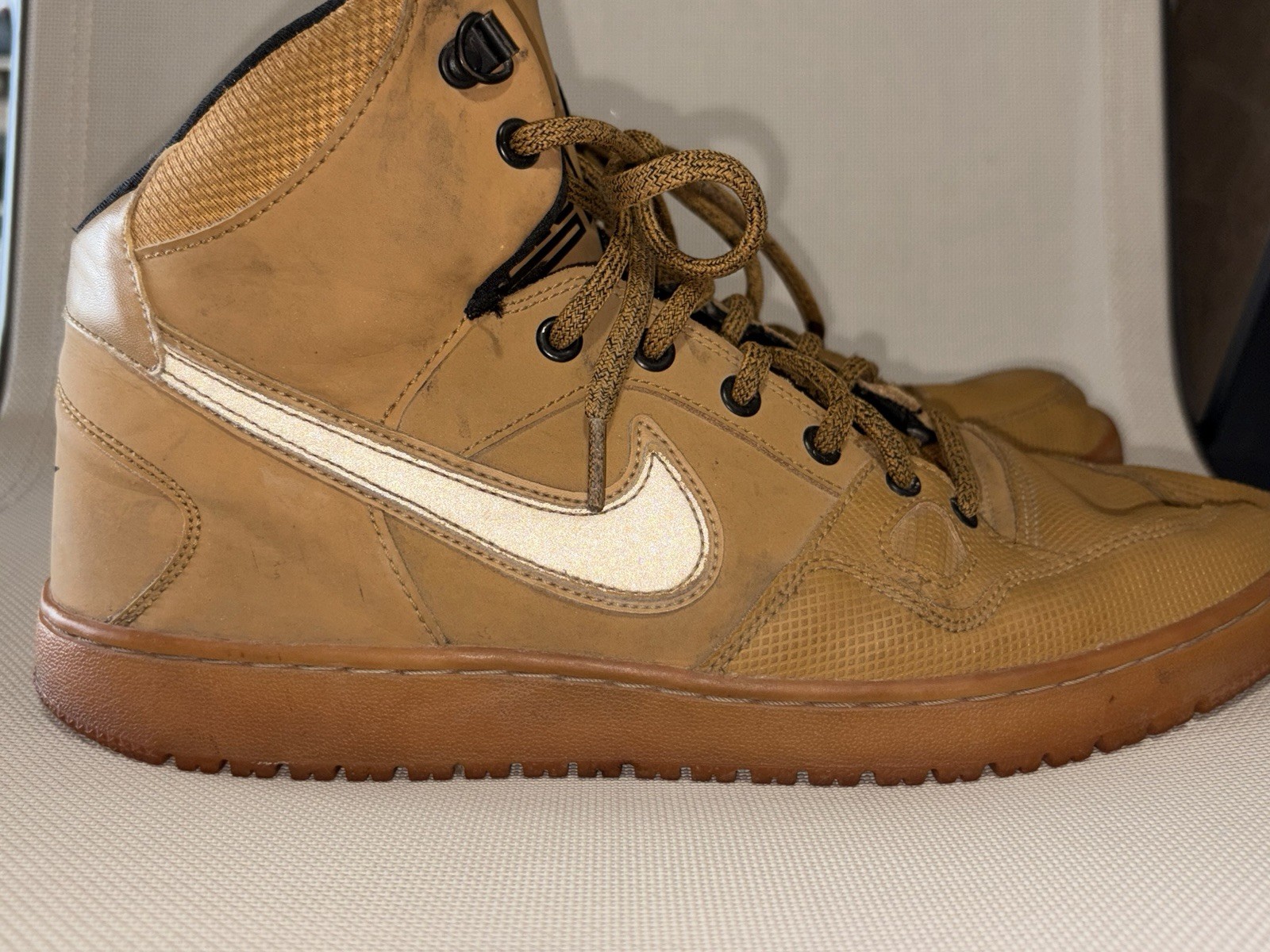 Nike Son of Force Winter Mid Wheat Size 10.5 807242-770