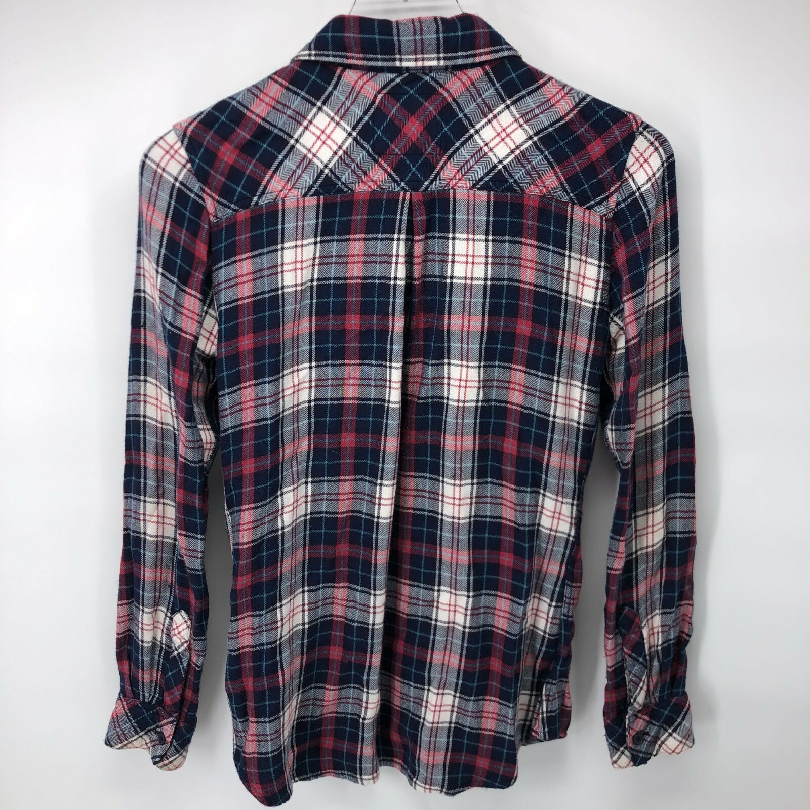 Rails XS Hunter Long Sleeve Button Up Plaid Shirt Top Blouse Womens