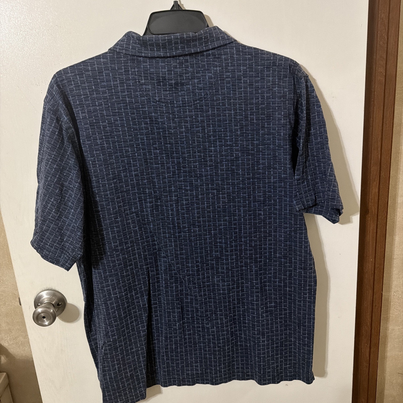 Daniel Cremieux Mens Collection Short Sleeve Polo Shirt Size L Navy